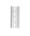Front view of 20 Pieces 4 Inch DIN Rail Slotted Aluminum RoHS Compliant Built Tough Modular Rail For Mounting Large Components 35mm Wide