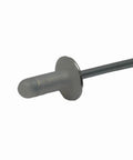 Premium Aluminum Steel Specialty Rivets Fastener Clip Kit 25 Pieces Door Panel Bumper Trim, single aluminum rivet with steel shaft.