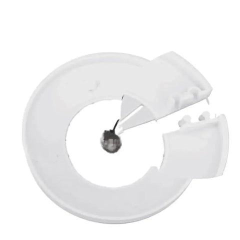 10 Pack Plastic Fire Sprinkler Head Decorative Covers White 32X60MM Concealer Caps side view of a white sprinkler cover.