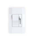 Five Dimmer Switch Bundle For Home Lighting, 3-Way 4-Way And Single Pole, Neutral Wire Required, white finish with sliding dimmer