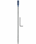 12 Inch Daredevil Spade Bit Extension With 1/4 Inch Hex Shank And Full Cone Threaded Tip Power Groove For Reduced Slippage