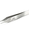 Stainless Steel Bending Tweezers For Photoetched Parts With Round, Half Round And Flat File Tips, 140 Mm Long, 2.5 Mm Handle Diameter, 38 Cuts, Precision Modeling Tool