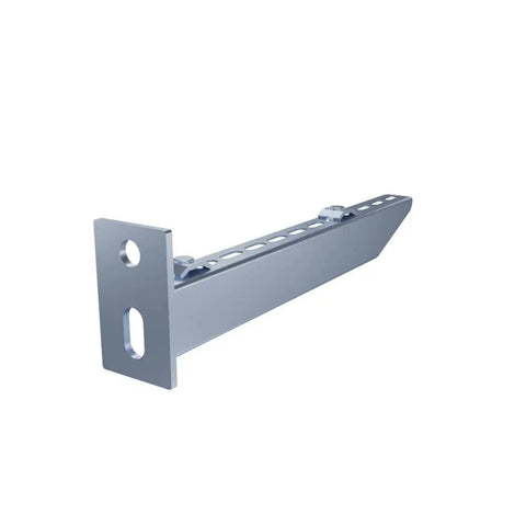 Heavy Duty T Shaped Wall Mount Cable Tray Bracket 4 Pack With Built Like A Tank Electro Zinc Plated Steel Construction For Easy Peasy Bolt On Setup And No Sweat Organization In A Sharp Silver Tone