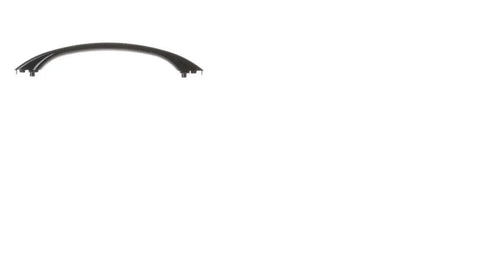 Black Microwave Door Handle Assembly WB15X10022 Replacement Part With Easy Snap In Install Durable Black Finish