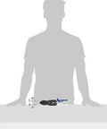 C5 Five Blade Crimper For Sheet Metal And Stainless Pro Grade Heavy Duty Tool with ergonomic grips on table