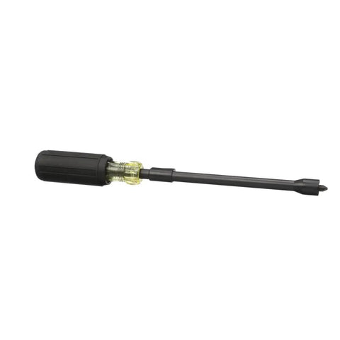 One Handed Phillips Screw Holding Screwdriver With 7 Inch Round Shank Cushion Grip Handle For Superior Torque And Comfort Precision Blade