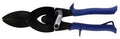 Five Blade Crimping Tool For Sheet Metal And Conduit With Long Shallow Crimp For Tight Joints, blue handle, compact design