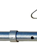 Ten Pack Scaffolding Coupling Pins With One Inch Collar One And A Quarter Inch Outer Diameter Nine Inch Length Includes Ten Spring Retainers Locking Pins For Size Five Scaffold Built Tough Silver Finish