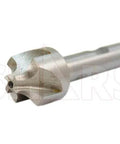 Shars HSS corner-rounding end mill, close-up view