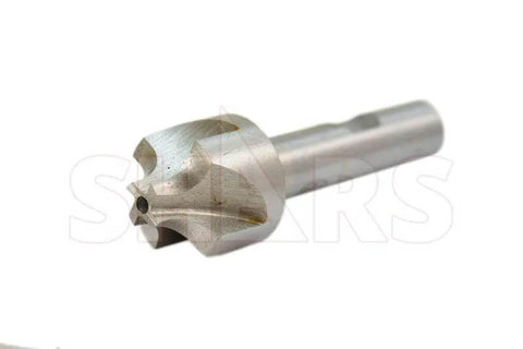 Shars HSS corner-rounding end mill, close-up view