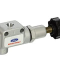 Sick Heavy Duty Aluminum Brake Proportioning Valve With Knurled Adjustment Knob And Precise One Eighth Inch Npt Female Ports For Tight Ride Tuning On Your Street Rod Or Track Monster.