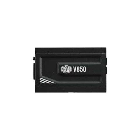 V850 SFX Gold 850W fully modular ITX power supply for small form factor builds, side view with branding