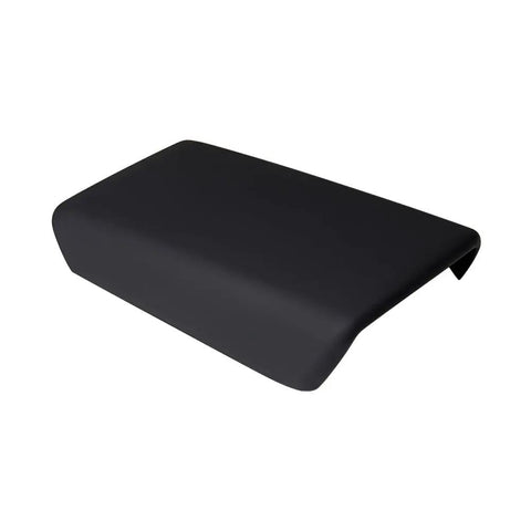 Fresh Ride Console Wrap Fits Tesla Model 3 Y 2017 To 2023 Buttery Smooth Armrest Cover in matte black design.