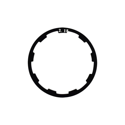 Aluminum Bike Hub And Bottom Bracket Spacers Set Seven Size Mix For MTB And Road Bikes 2.18mm rust-free alloy spacer.
