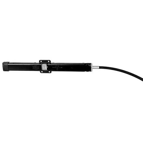 SSC134xx Rack Steering Cable For Back Mount Rack System With Stainless Steel Output Ends, durable marine cable, black color