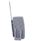 Traceable Kangaroo Thermometer, side view of gray plastic unit with metal probe (Amazon brand).