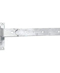 Eight Pack Heavy Duty Hook Band Gate Hinges Made From Galvanized Steel For Sheds And Fences Straight Design with rugged metallic finish