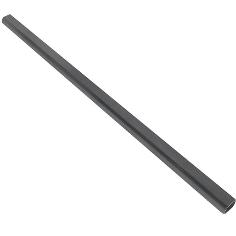 Cool Star 18-inch gray hollow steering shaft, 1 in outer diameter, 3/4 in inner diameter, angled view