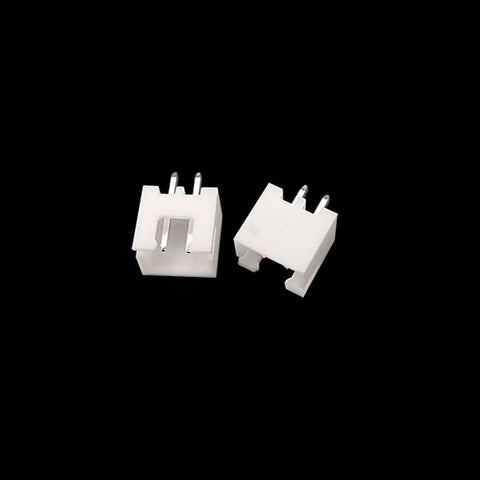 50 Sets Of JST XH 2.54Mm 2Pin Male Female Housing With Pin Header Terminal Kit For Solid Wire Connector Projects And Wiring Repairs white 2-pin plastic connectors