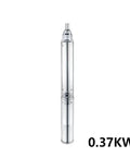 Heavy Lifting Electric Submersible Pump 220V For Deep Well Irrigation And Sump Tasks, stainless steel design, 0.37KW power output.