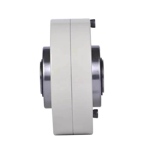 Side view of Magnetic Powder Brake And Clutch With Hollow Shaft For Tension Control 24V High Temperature Resistance Non Contact Torque