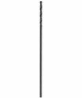 Drill bit, 1/4 in. x 12 in., black oxide, extra-length aircraft bit