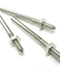 Mini Threaded Mandrel With Nut Straight Thread Set Of 3 Tiny Pro Grade Mandrels 3/32 Inch For Precision Crafting And Jewelry Making Made In Germany