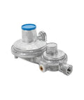 RV two-stage propane regulator for smooth gas flow with easy Camco compatibility.