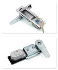 Zinc Alloy Solar DC Combine Box Cabinet Locking Plane Lock For Power Distribution Cabinet Box Square Door Lock with Keys