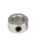 Six Millimeter Shaft Collar Lock Ring Kit For 3D Printer Projects, Carbon Steel With Nickel Plating, M3 Screws Included, side view