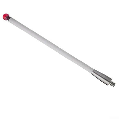 CMM touch probe stylus with 6mm ceramic ball tip, 100mm length, threaded handle