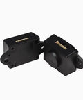 Ultra Lightweight ToF Lidar Sensor Scanner With 0-4m Range For Drones And Robots, dual modules, black casing, plug-and-play ports.