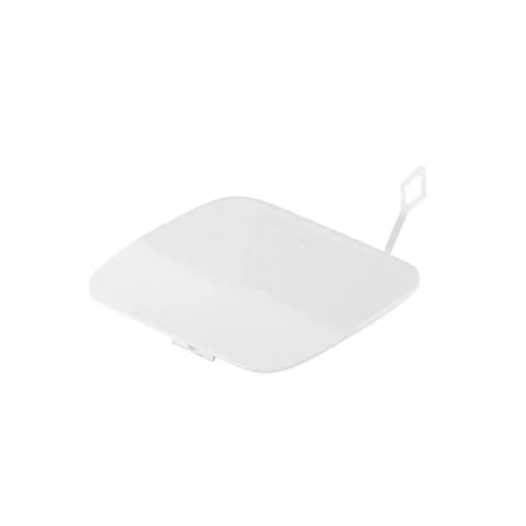 White Rear Bumper Tow Hook Eye Hole Cover Cap For Mercedes-Benz C300 2015-2020 C400 2015 C43 AMG 2017-2018 C450 AMG 2016 C63 AMG 2016-2018 Must Have Replacement Part With Easy Install OEM Style Shield