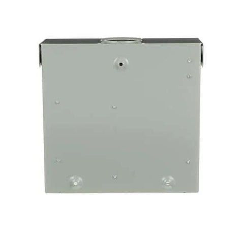 Rear view of Single 125A Outdoor Main Lug Load Center, 8 Spaces / 16 Circuits, Top or Bottom Feed, Weatherproof NEMA 3R Panel