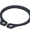 Durable Spring Steel External Snap Rings With Black Oxide Finish Three Eighths Inch Size Pack Of Five For Heavy Duty Mechanical Retaining Clips That Lock In Place