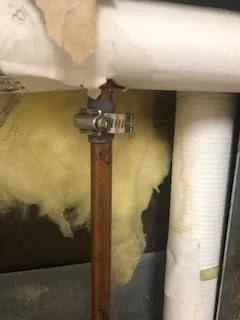 Emergency Pipe Repair Kit With 12 Patches And Clamps For Quick Leak Fix on copper pipe, no water shut off, easy DIY patching in action