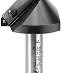 V Groove Router Bit CNC Insert 90 Degree Miter Fold Blade For Sign Making And Lettering, 1-9/32 Inch Cut, 3/4 Inch Shank
