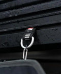 T Slot Loop 4 Pack Heavy Duty Roof Rack Tie Down Anchors For Roof Top Tents Truck Bed Rails And Overland Gear Aluminum D Ring Attachment System Durable Weather Resistant And Easy To Install shown installed.
