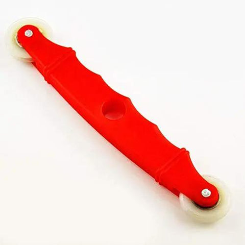 Dual Head Window Roller Handle Smooth Gliding Plastic Pulley Wheel For Screen Window Repair Slick Anti Friction Strip Replacement Easy Install Manual Pull Tool For Home Fixes on white background