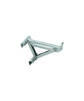 Two-Rung Short Body Ladder Jack Silver for Inside or Outside Ladders Quick Setup Aluminum Jack for Painting Window Repair and General Maintenance