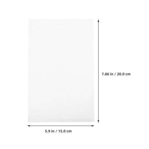 White EPE Foam Cushion Pouches 200 Pack For Shipping And Packing Lightweight With High Shock Absorption Foam Bags, 5.9x7.86 inches