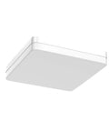 No-Fuss 36W LED Flush Mount Ceiling Light with 3240 Lumens and 4000K Natural White, 9 Inch Square Fixture, side view