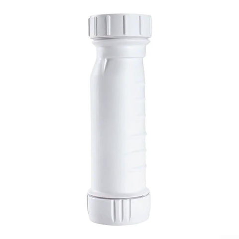 Heavy Duty Waterless Waste Valve With Self Sealing Tech For RV And Seasonal Retreat Setup, white, compact design