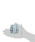Adjustable Self-Closing Door Hinges for Storm and Screen Doors 2-3/4 Inch Zinc Plated V650ZP displayed in hand for size