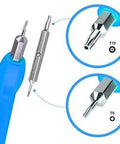 Ring Video Doorbell Screwdriver Bit Set With Double End T6 And T15 Bits, Industrial Grade S2 Steel for precise screws.