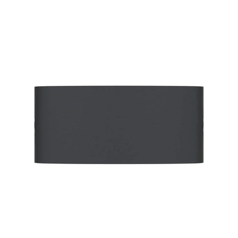 Front view of Modern LED Outdoor Wall Light IP65 Waterproof With Backing Plate 8W 86-265V AC Warm White 3000K