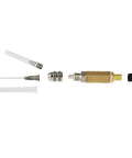 NICECNC nitrogen needle kit with brass main body and needle head replacement, exploded view