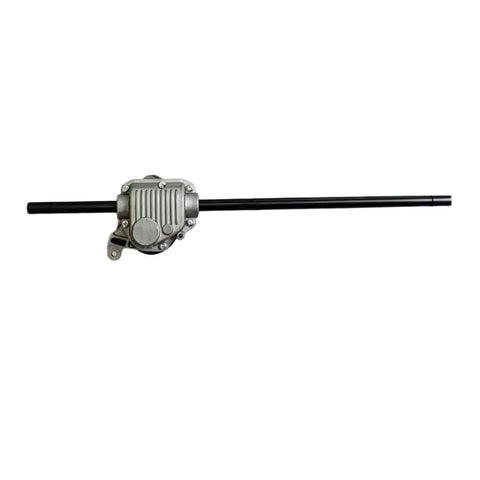 Drive Assembly For Self Propelled Deck 46.5 Cm With 60 mm Pulley And 12.8 mm Shaft Direct Fit Replacement Part For Easy Install And Smooth Power Transmission In Lawn Equipment. Metal drive assembly with long shaft for lawn mower deck
