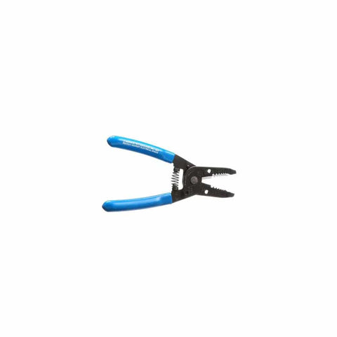 Must Have Pro Grade Multi-Purpose Wire Stripper And Cutter with blue grips, serrated jaws visible, suitable for 10-20 AWG solid and 12-22 AWG stranded wire