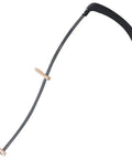 Scythe With Grinding Stone Yard Workhorse Garden Tool With Durable Steel Blade And Comfortable Wooden Grips Snath Length 57.1 Inches